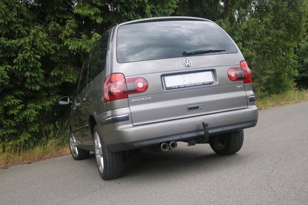 Ford Galaxy WGR/ VW Sharan 7M Endschalldämpfer - 2x80 Typ 64 – Bild 5