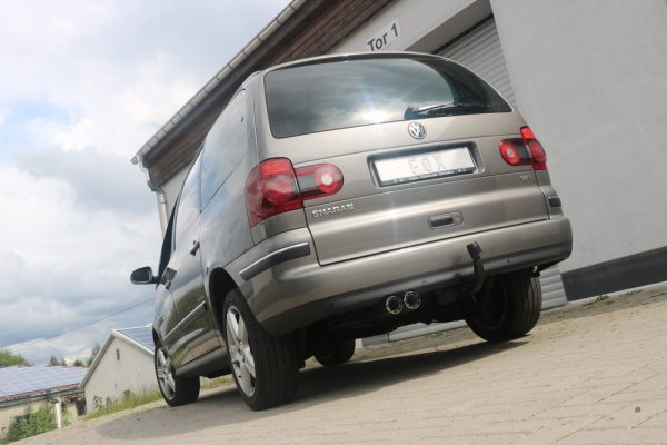 Ford Galaxy WGR/ VW Sharan 7M Endschalldämpfer - 2x80 Typ 64 – Bild 3