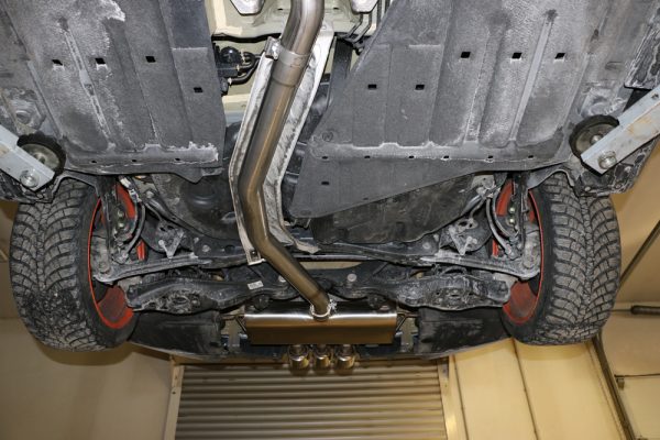 Honda Civic X Type R Endschalldämpfer quer Ausgang rechts/links  - 100-90-100 Typ 25 mittig – Bild 14