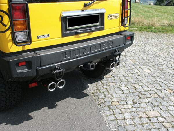 Hummer H2 ab 2008 Halbanlage ab Kat Ausgang rechts/links - 2x100 Typ 25 rechts/links
