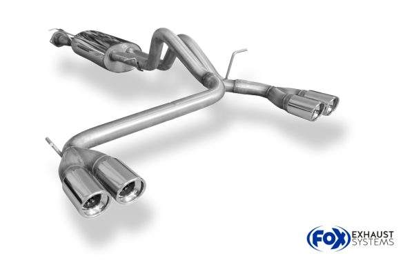 Hummer H2 ab 2008 Halbanlage ab Kat Ausgang rechts/links - 2x90 Typ 17 rechts/links