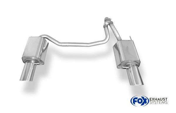 Hyundai Coupe Typ GK - 2,7l V6 Endschalldämpfer rechts/links - 129x106 Typ 32 rechts/links – Bild 2