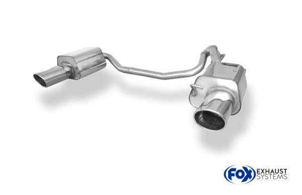 Hyundai Coupe Typ GK - 2,7l V6 Endschalldämpfer rechts/links - 129x106 Typ 32 rechts/links – Bild 3