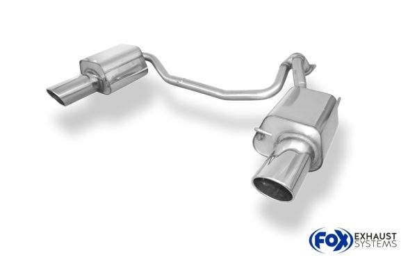 Hyundai Coupe Typ GK - 2,7l V6 Endschalldämpfer rechts/links - 129x106 Typ 32 rechts/links – Bild 4