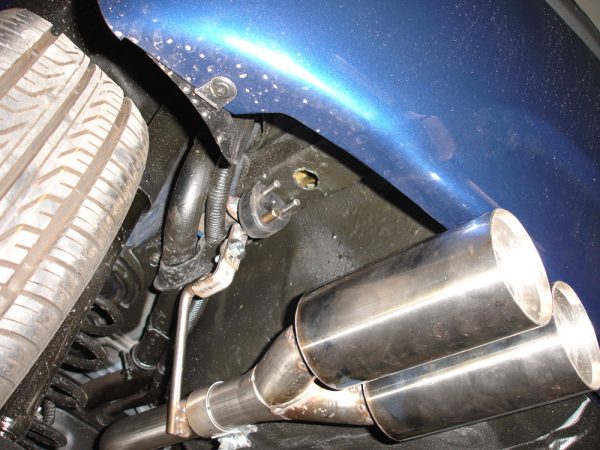 Hyundai Getz - 3/5 türer Endschalldämpfer Ausgang rechts/links - 2x80 Typ 13 rechts/links – Bild 6