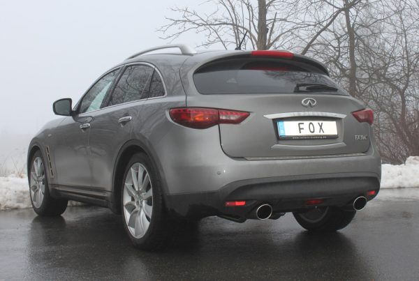 Infiniti FX30d Endschalldämpfer quer Ausgang rechts/links - 129x106 Typ 32 rechts/links – Bild 5