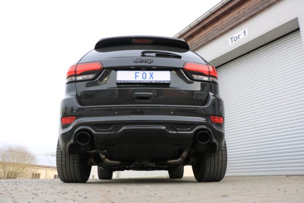 Jeep Grand Cherokee WK II - 6,4l SRT8 bis 2014 Endschalldämpfer rechts/links - 129x106 Typ 32 rechts/links SCHWARZ emalliert – Bild 5