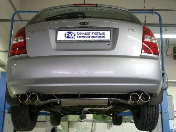 Kia Cerato Schrägheck Endschalldämpfer Ausgang rechts/links - 2x80 Typ 12 rechts/links – Bild 3