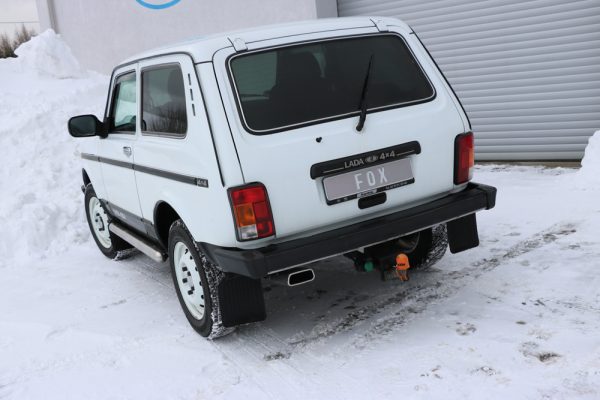 Lada Niva 4x4 Endschalldämpfer quer Ausgang links - 145x65 Typ 59 links – Bild 2