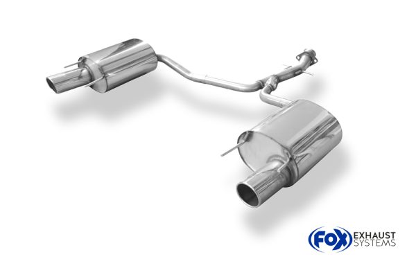 Lexus IS 220 Diesel Endschalldämpfer rechts/links - 1x100 Typ 16 rechts/links - passend an original Stoßstange