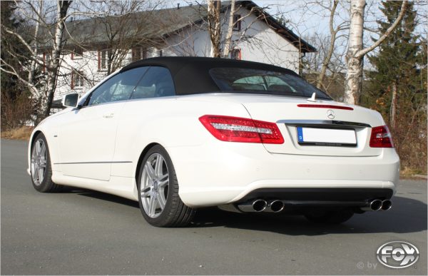 Mercedes E-Klasse Cabrio A207 - 6 Zylinder Endschalldämpfer rechts/links - 2x115x85 Typ 32 rechts/links – Bild 2