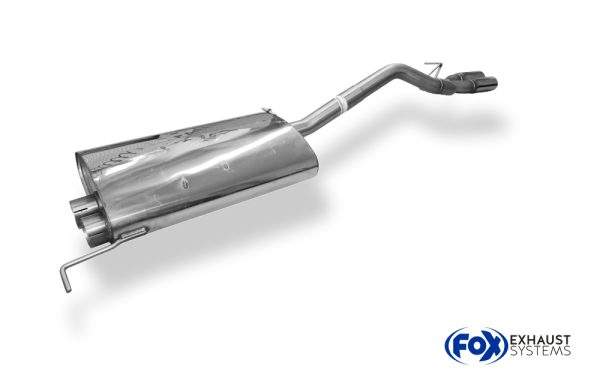 Mercedes M-Klasse Typ W163 Endschalldämpfer (Eingang zweiflutig) - 2x80 Typ 13 – Bild 3