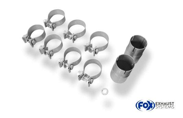 Mercedes M-Klasse Typ W163 Endschalldämpfer (Eingang zweiflutig) - 2x80 Typ 13 – Bild 4