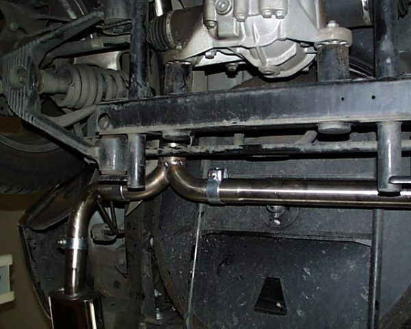 Mercedes M-Klasse Typ W163 Endschalldämpfer Ausgang rechts/links (Eingang zweiflutig) - 135x80 Typ 53 rechts/links – Bild 4