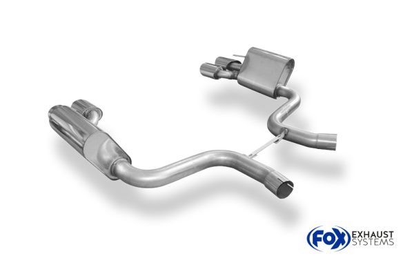 Mercedes SL55/ SL600 - R230 Endschalldämpfer rechts/links - 2x115x85 Typ 32 rechts/links – Bild 4