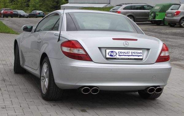 Mercedes SLK Typ 171 - 4/6 Zylinder Endschalldämpfer rechts/links - 2x115x85 Typ 32 rechts/links – Bild 5