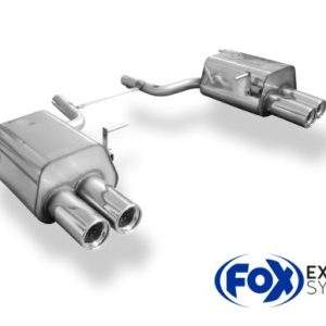 Mercedes SLK Typ 171/172 Endschalldämpfer rechts/links - 2x90 Typ 13 rechts/links