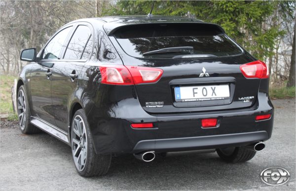 Mitsubishi Lancer CYO Stufenheck/ Sportback Benzin Endschalldämpfer quer Ausgang rechts/links - 115x85 Typ 32 rechts/links – Bild 5