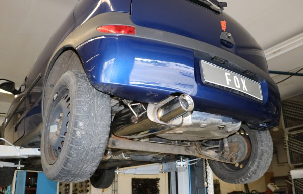 Opel Corsa C Endschalldämpfer - 1x90 Typ 13 – Bild 7