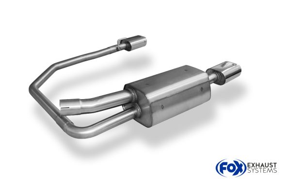 Opel Astra G Coupe/ Cabrio Endschalldämpfer Ausgang rechts/links Ø63,5mm - 135x80 Typ 53 rechts/links – Bild 3