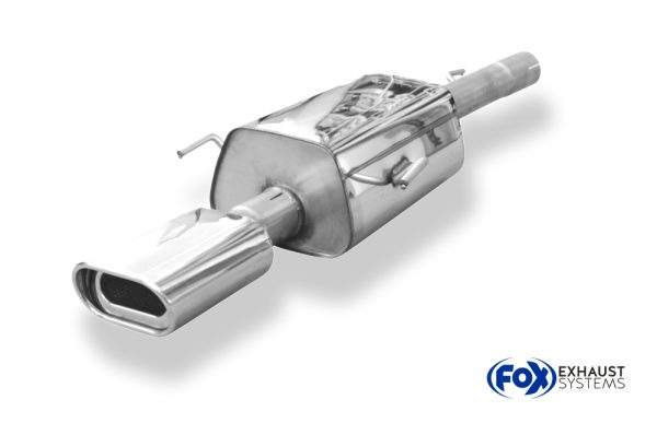 Opel Astra G Coupe/ Cabrio Endschalldämpfer Ø60mm - 135x80 Typ 53