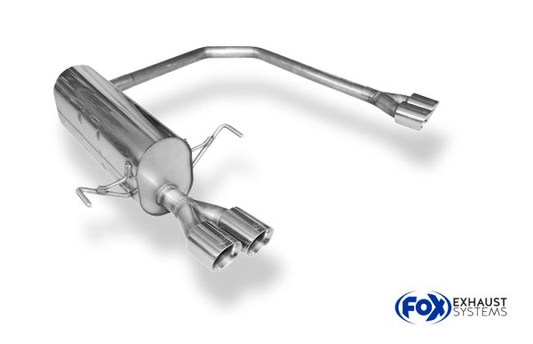 Opel Astra H/ Astra H GTC Endschalldämpfer Ausgang rechts/links - 2x76 Typ 25 rechts/links – Bild 3