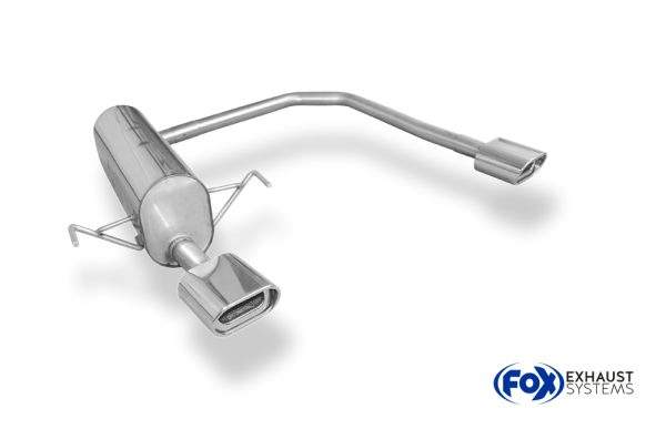 Opel Astra H Caravan Endschalldämpfer Ausgang rechts/links Ø63,5mm - 135x80 Typ 53 rechts/links