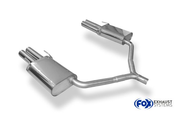 Opel Vectra C GTS Endschalldämpfer rechts/links zweiflutig - 2x76 Typ 17 rechts/links – Bild 5