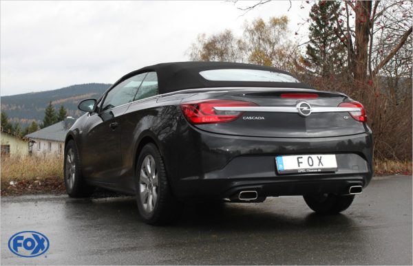 Opel Cascada Endschalldämpfer quer Ausgang rechts/links - 145x65 Typ 59 rechts/links – Bild 4