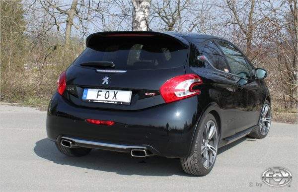 Peugeot 208 GTI Endschalldämpfer Ausgang rechts/links - 145x65 Typ 59 rechts/links – Bild 5