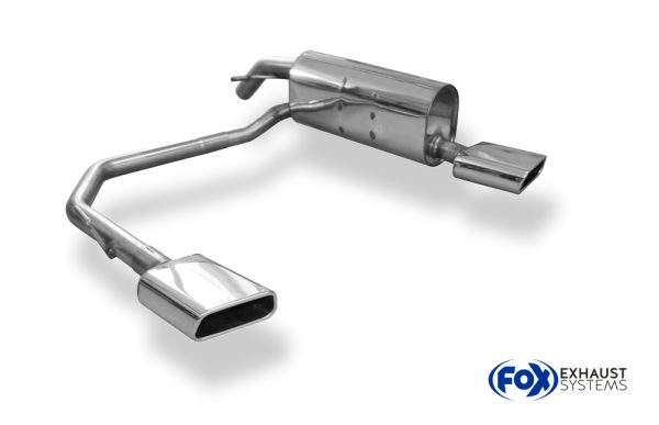 Peugeot 208 GTI Endschalldämpfer Ausgang rechts/links - 145x65 Typ 59 rechts/links