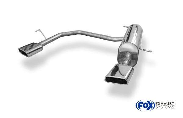 Peugeot 208 GTI Endschalldämpfer Ausgang rechts/links - 145x65 Typ 59 rechts/links – Bild 2