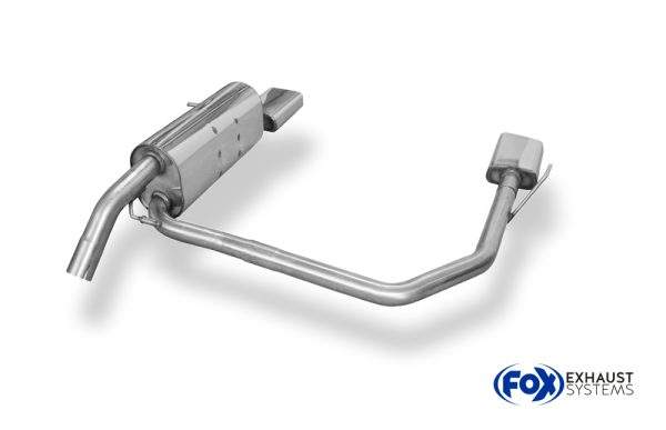 Peugeot 208 GTI Endschalldämpfer Ausgang rechts/links - 145x65 Typ 59 rechts/links – Bild 3