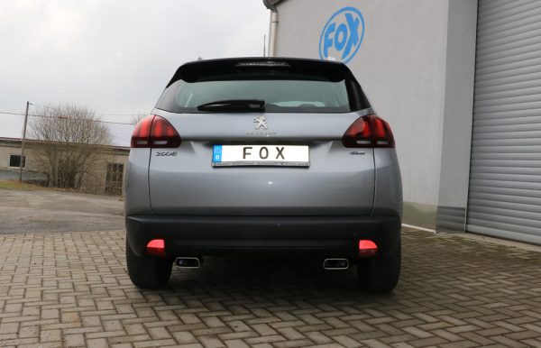 Peugeot 2008 Endschalldämpfer Ausgang rechts/links - 145x65 Typ 59 rechts/links – Bild 2