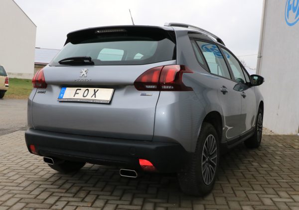 Peugeot 2008 Endschalldämpfer Ausgang rechts/links - 145x65 Typ 59 rechts/links – Bild 3