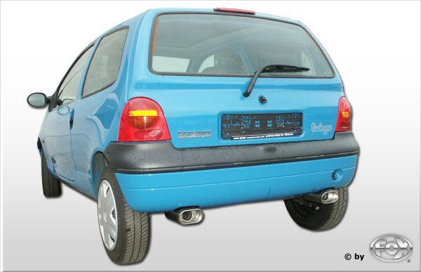 Renault Twingo C06 Halbanlage ab Kat Ausgang rechts/links - 135x80 Typ 53 rechts/links