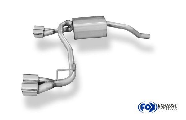Renault Clio IV GT Endschalldämpfer Ausgang rechts/links - 2x76 Typ 16 rechts/links – Bild 2