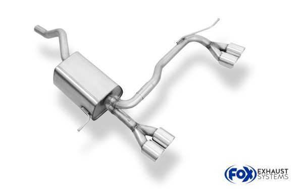 Renault Clio IV GT Endschalldämpfer Ausgang rechts/links - 2x76 Typ 16 rechts/links – Bild 4