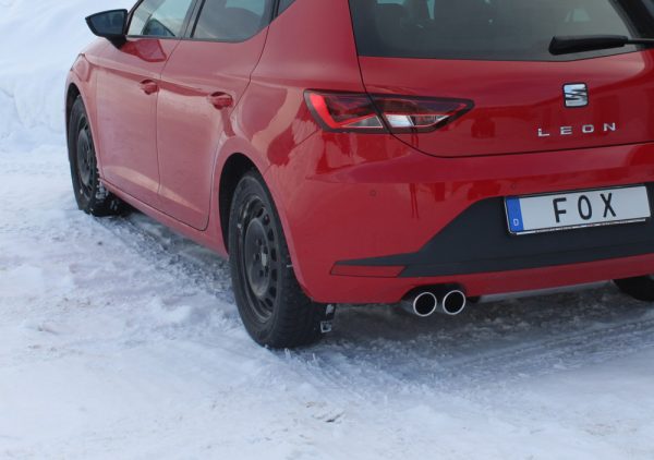 Seat Leon 5F - Einzelradaufhängung Endschalldämpfer einseitig - 2x80 Typ 16