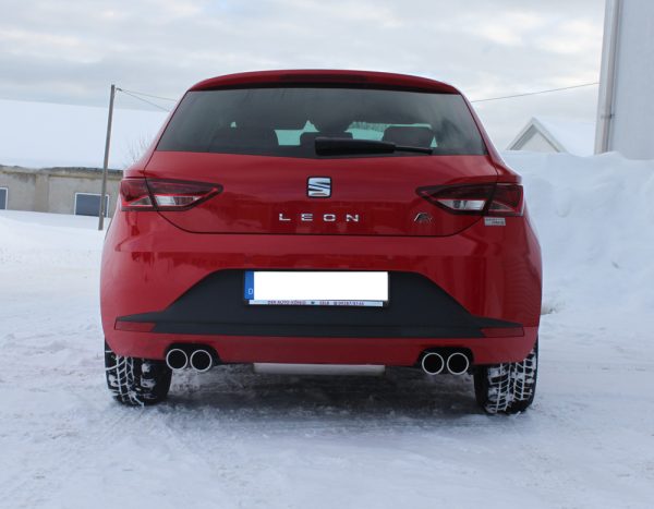 Seat Leon 5F - Starre Hinterachse Endschalldämpfer Ausgang rechts/links - 2x80 Typ 16 rechts/links – Bild 2