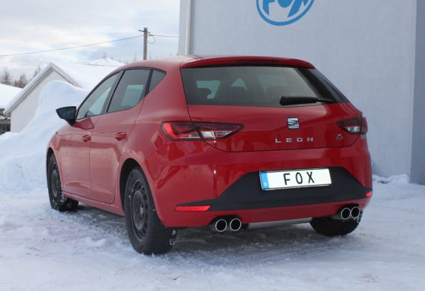 Seat Leon 5F - Starre Hinterachse Endschalldämpfer Ausgang rechts/links - 2x80 Typ 16 rechts/links – Bild 3