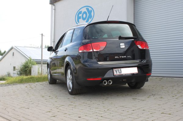 Seat Altea XL 5P - Frontantrieb Endschalldämpfer - 2x80 Typ 17