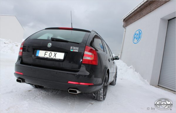 Skoda Octavia Typ RS 1Z inkl. Facelift Endschalldämpfer rechts/links - 145x65 Typ 59 rechts/links