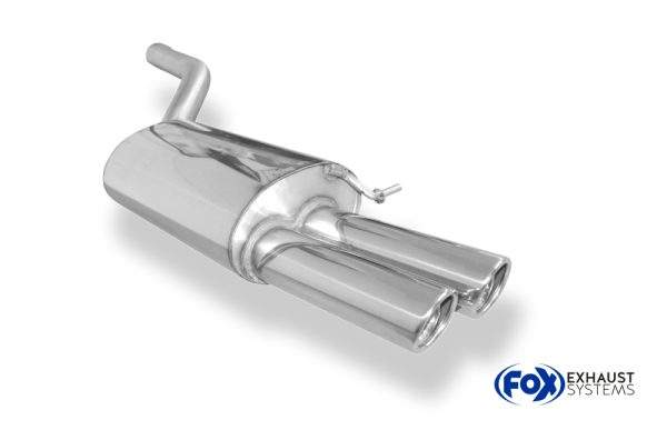 VW Jetta V/ Golf V Variant Endschalldämpfer - 2x76 Typ 17