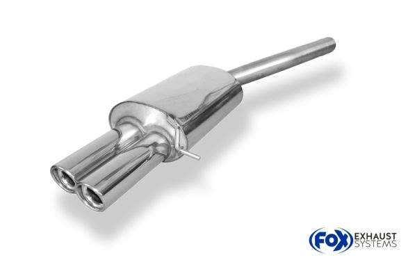 VW Jetta V/ Golf V Variant Endschalldämpfer - 2x76 Typ 17 – Bild 2