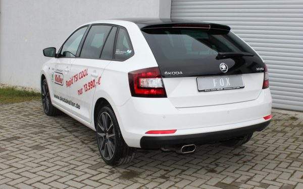 Skoda Rapid Spaceback Endschalldämpfer - 150x70 Typ 52 – Bild 4