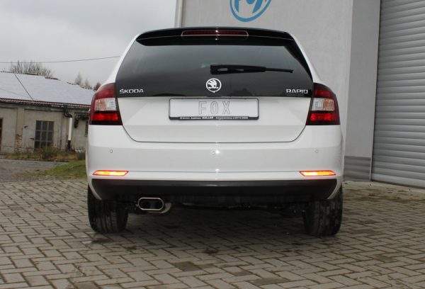 Skoda Rapid Spaceback Endschalldämpfer - 150x70 Typ 52 – Bild 2