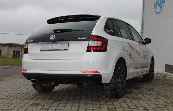 Skoda Rapid Spaceback Endschalldämpfer - 150x70 Typ 52 – Bild 3