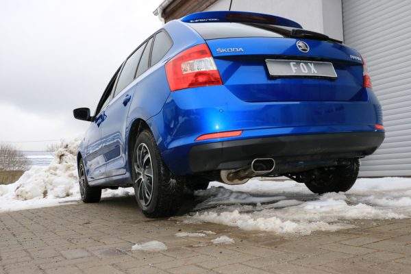 Skoda Rapid Spaceback Endschalldämpfer - 150x70 Typ 52 – Bild 5