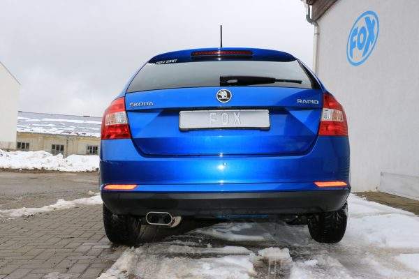 Skoda Rapid Spaceback Endschalldämpfer - 150x70 Typ 52 – Bild 6